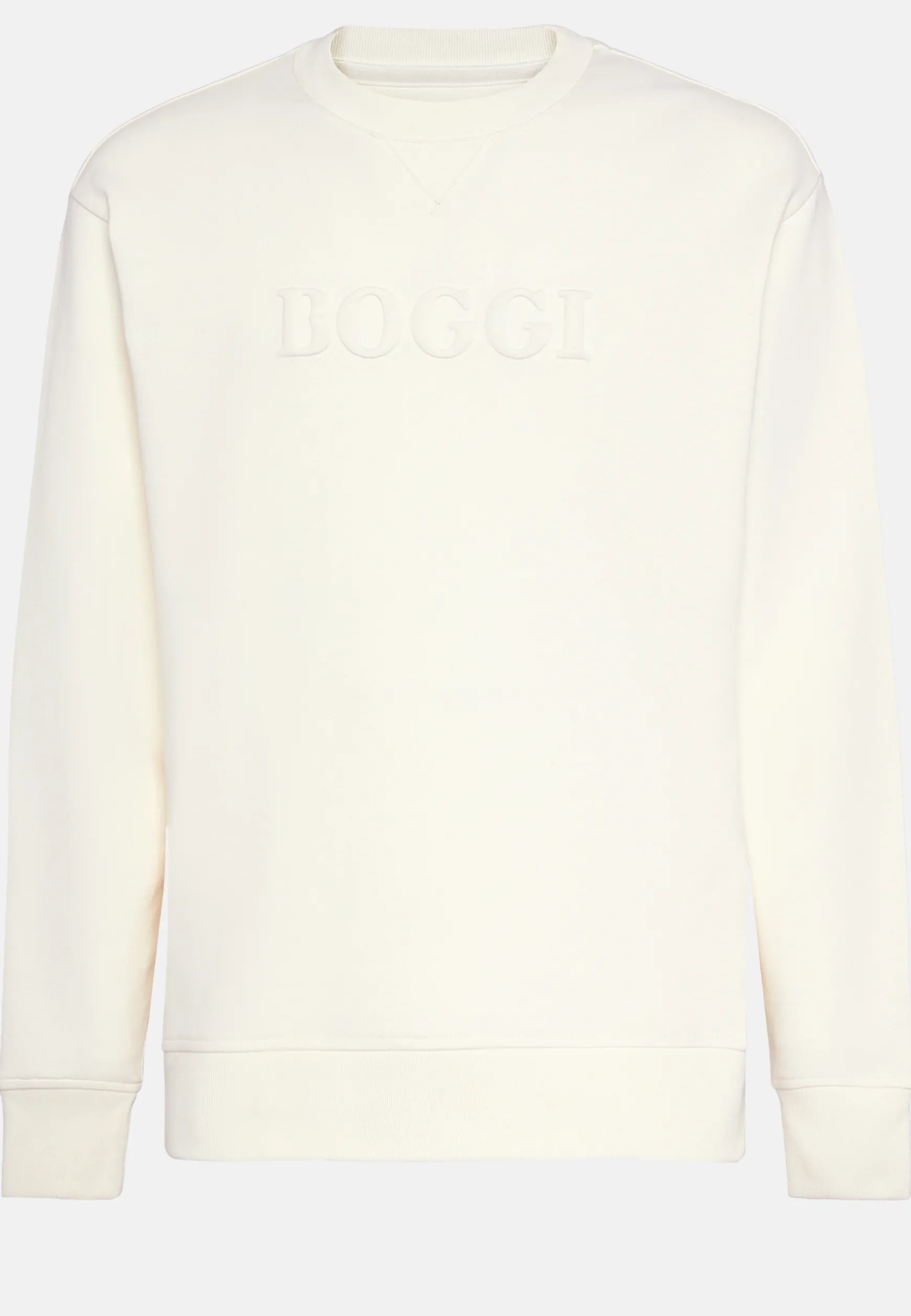 Crew Neck Cotton Sweatshirt|Boggi Milano Cheap