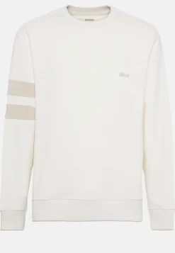 Crew Neck Sweatshirt In Organic Cotton Blend|Boggi Milano Flash Sale
