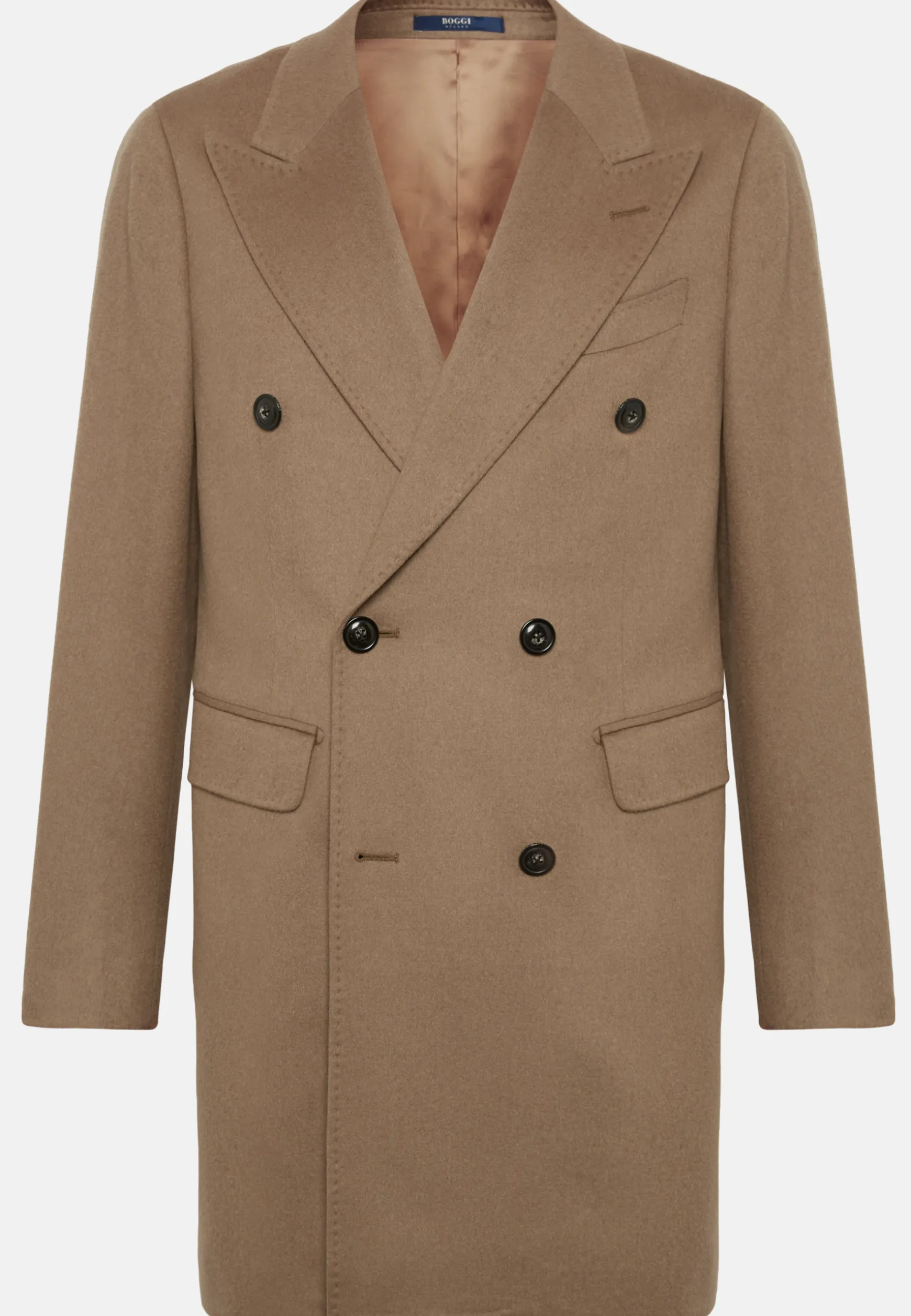 Double-Breasted Coat in Pure Cashmere|Boggi Milano Shop