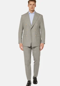 Double-Breasted Suit In Pure Wool|Boggi Milano Flash Sale