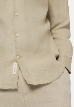 Dove Grey Regular Fit Linen Shirt|Boggi Milano Clearance