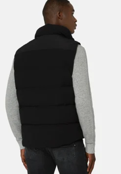 Down-Filled Nylon Waistcoat With Hood|Boggi Milano Discount