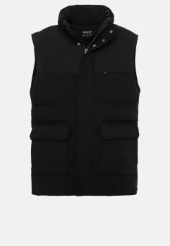 Down-Filled Nylon Waistcoat With Hood|Boggi Milano Discount