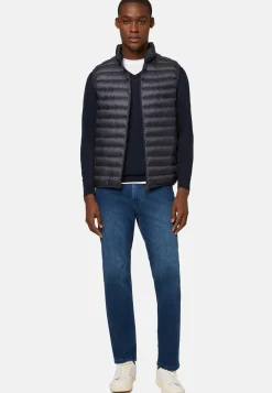 Down-filled Quilted Nylon Gilet|Boggi Milano Best