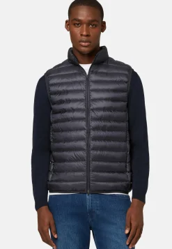 Down-filled Quilted Nylon Gilet|Boggi Milano Best