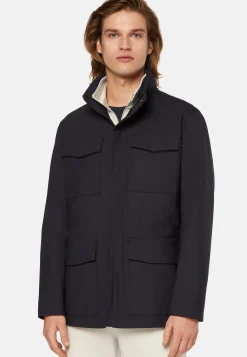 Field Jacket In Technical Wool|Boggi Milano Clearance