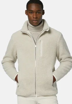 Fleece Full Zip Sherpa Sweatshirt|Boggi Milano Outlet