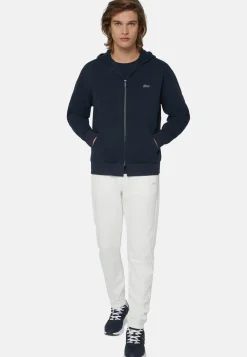 Full Zip Sweatshirt In Organic Cotton Blend|Boggi Milano Cheap