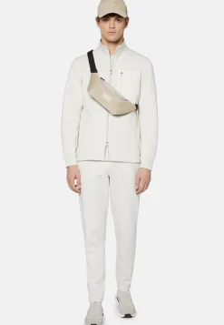 Full-Zip Hoodie In Lightweight Scuba|Boggi Milano Store