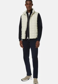 Goose Down Recycled Fabric Waistcoat|Boggi Milano Clearance
