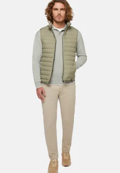 Goose Down Recycled Fabric Waistcoat|Boggi Milano Clearance