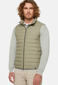 Goose Down Recycled Fabric Waistcoat|Boggi Milano Clearance