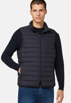 Goose Down Recycled Fabric Waistcoat|Boggi Milano Cheap