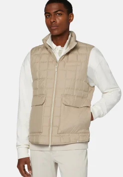 Goose Down Recycled Fabric Waistcoat|Boggi Milano Best Sale