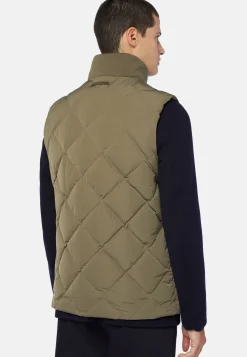 Goose Down Recycled Fabric Waistcoat|Boggi Milano New