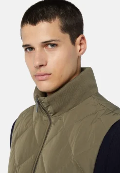 Goose Down Recycled Fabric Waistcoat|Boggi Milano New