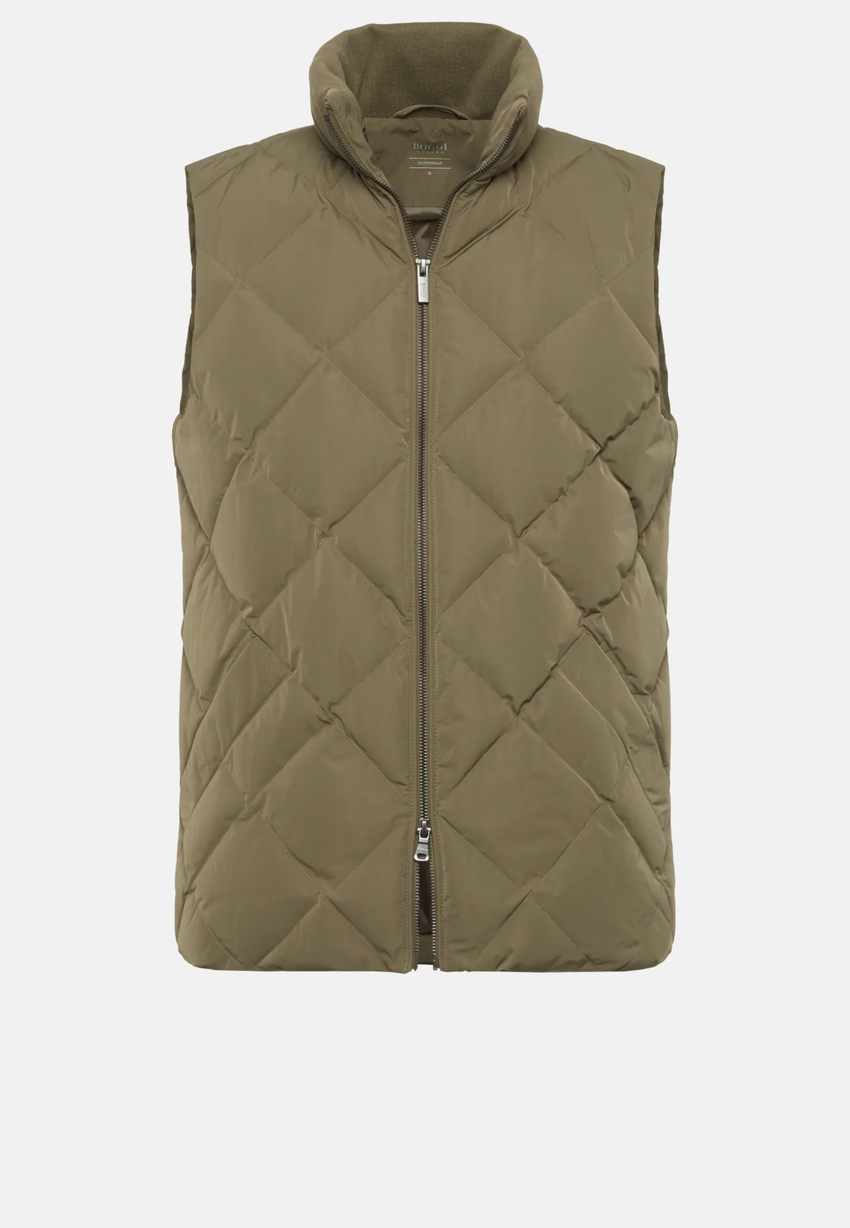Goose Down Recycled Fabric Waistcoat|Boggi Milano New