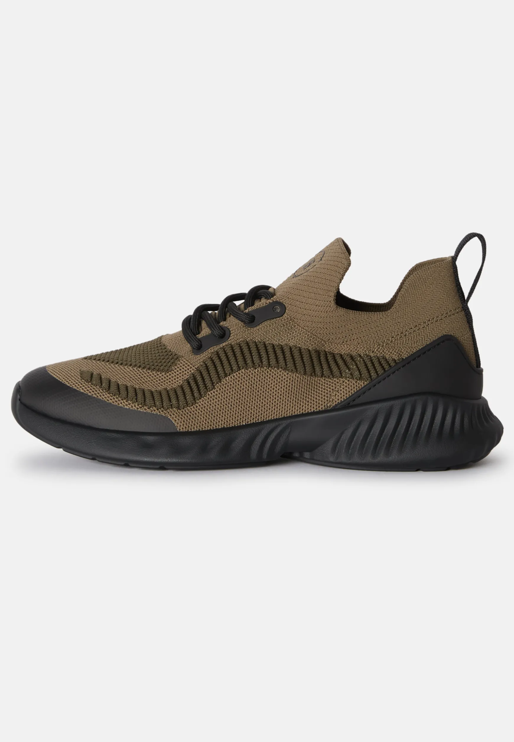 Green Recycled Yarn Willow Trainers|Boggi Milano Online