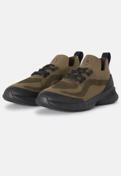 Green Recycled Yarn Willow Trainers|Boggi Milano Online