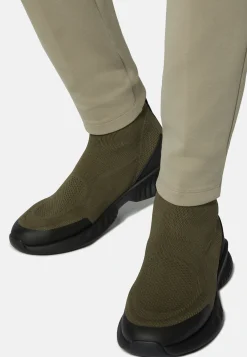 Green Recycled Yarn Willow Trainers|Boggi Milano Clearance