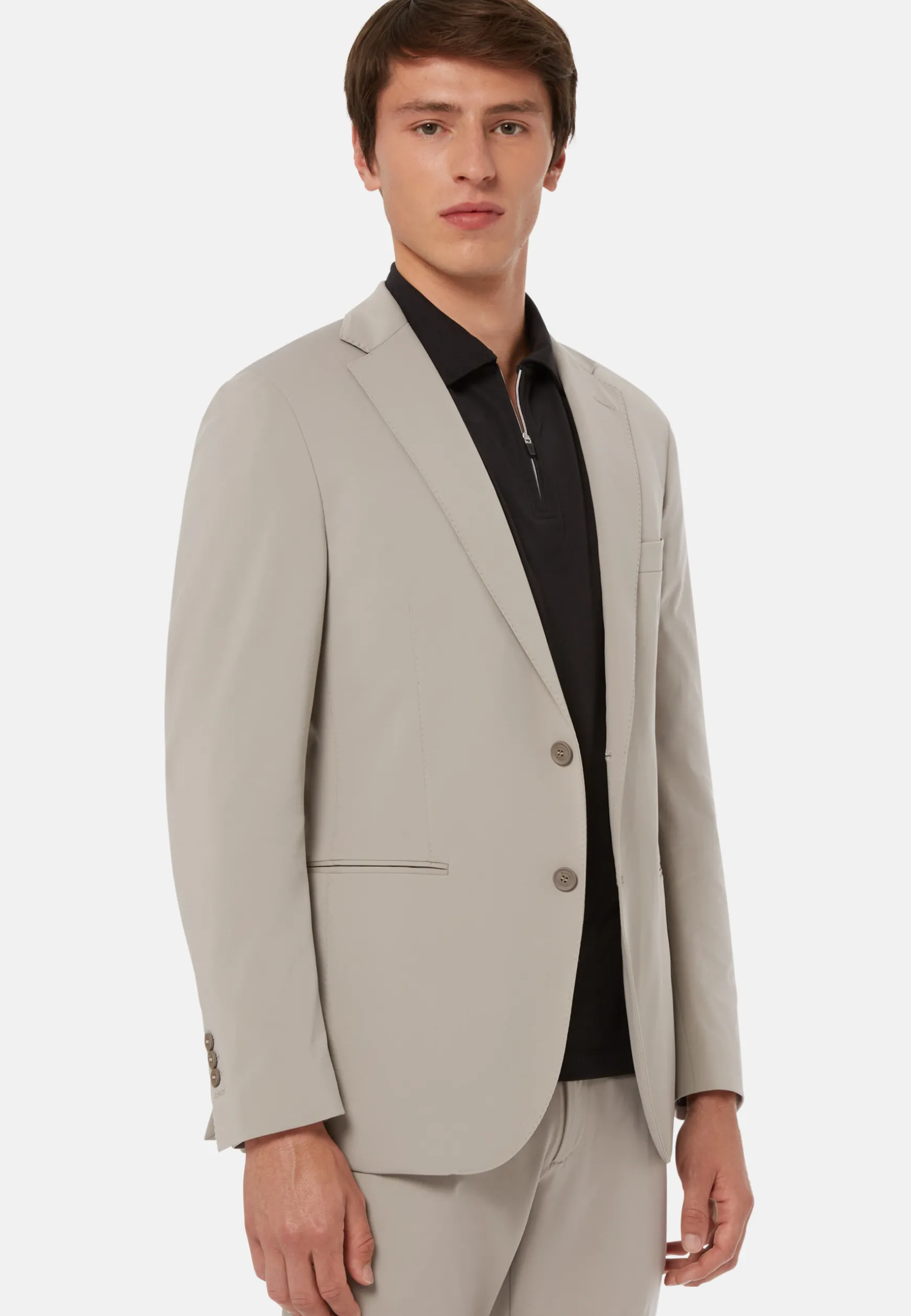 B Tech Stretch Nylon Jacket|Boggi Milano Fashion
