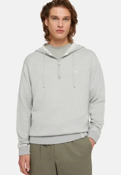 Half Zip Jumper In Cotton, Silk And Cashmere|Boggi Milano Cheap