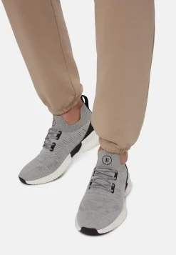 Grey Recycled Yarn Willow Trainers|Boggi Milano Store