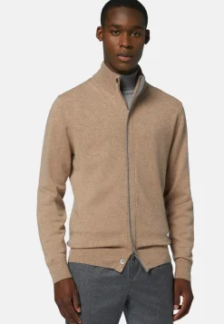 Full-Zip Jumper in Wool and Cashmere|Boggi Milano Outlet