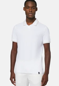 High-Performance Piqu&eacute; Polo Shirt|Boggi Milano Online