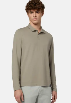 High-Performance Piqu&eacute; Polo Shirt|Boggi Milano Best Sale