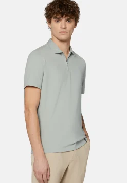 High-Performance Piqu&eacute; Polo Shirt|Boggi Milano Sale