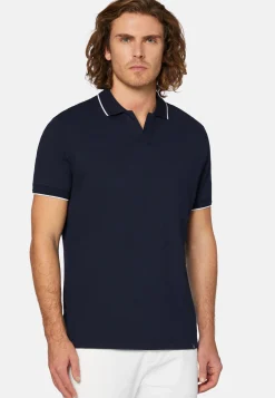 High-Performance Piqu&eacute; Polo Shirt|Boggi Milano Hot