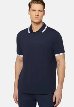 High-Performance Piqu&eacute; Polo Shirt|Boggi Milano Fashion