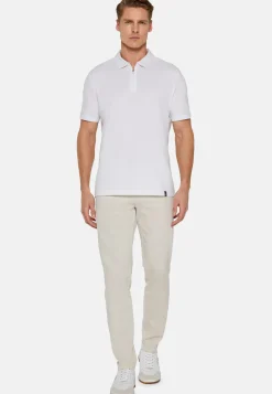 High-Performance Piqu&eacute; Polo Shirt|Boggi Milano Online