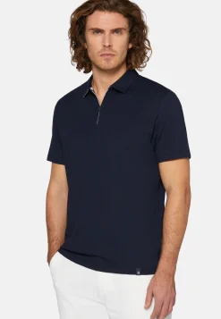 High-Performance Piqu&eacute; Polo Shirt|Boggi Milano Hot