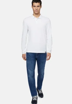 High-Performance Piqu&eacute; Polo Shirt|Boggi Milano Clearance