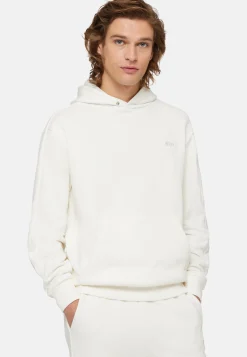 Hooded Sweatshirt in Organic Cotton Blend|Boggi Milano Flash Sale