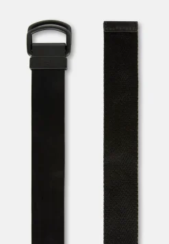 Leather Belt With Ribbon Trim|Boggi Milano Best