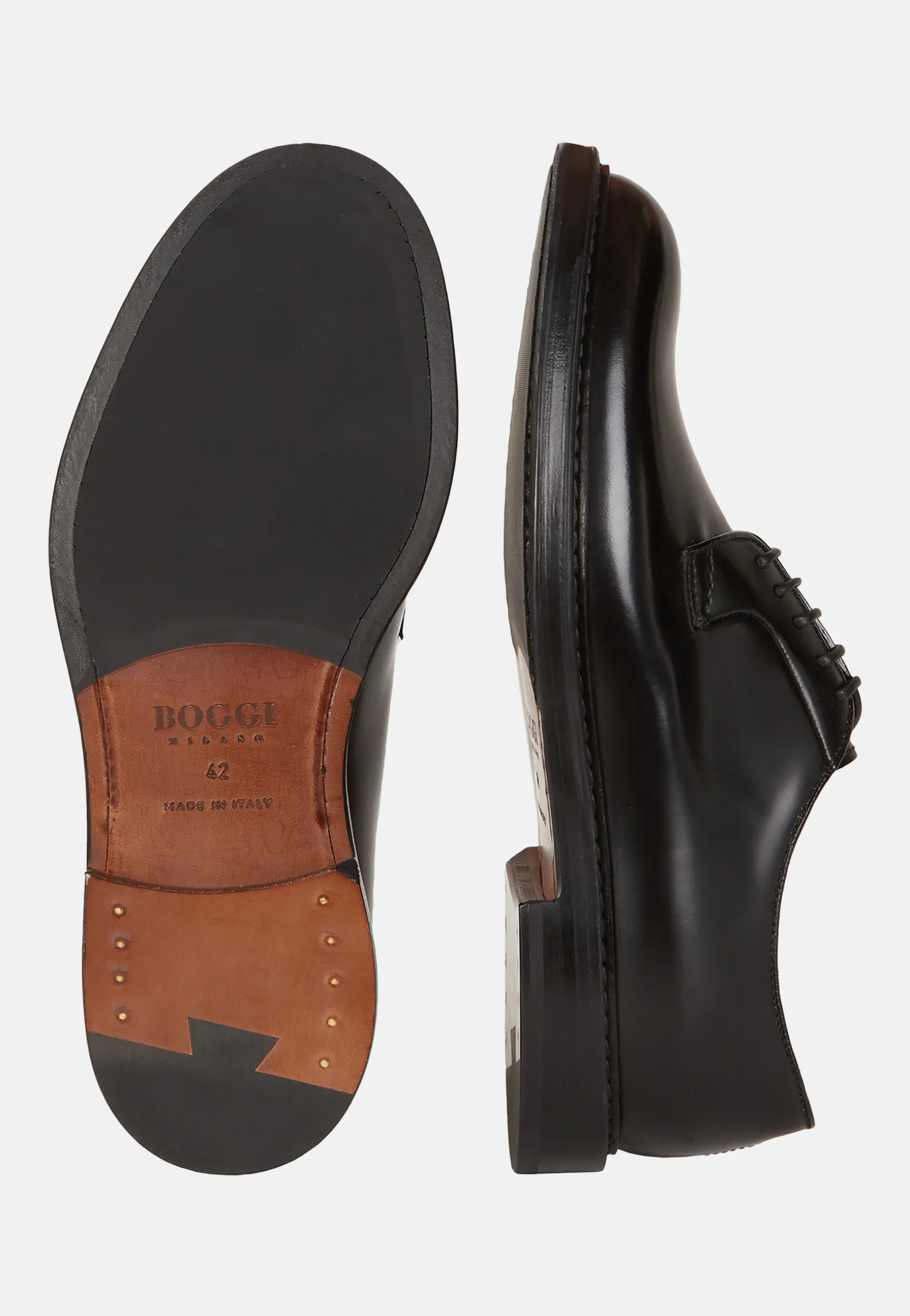 Leather Derby Shoes|Boggi Milano Hot