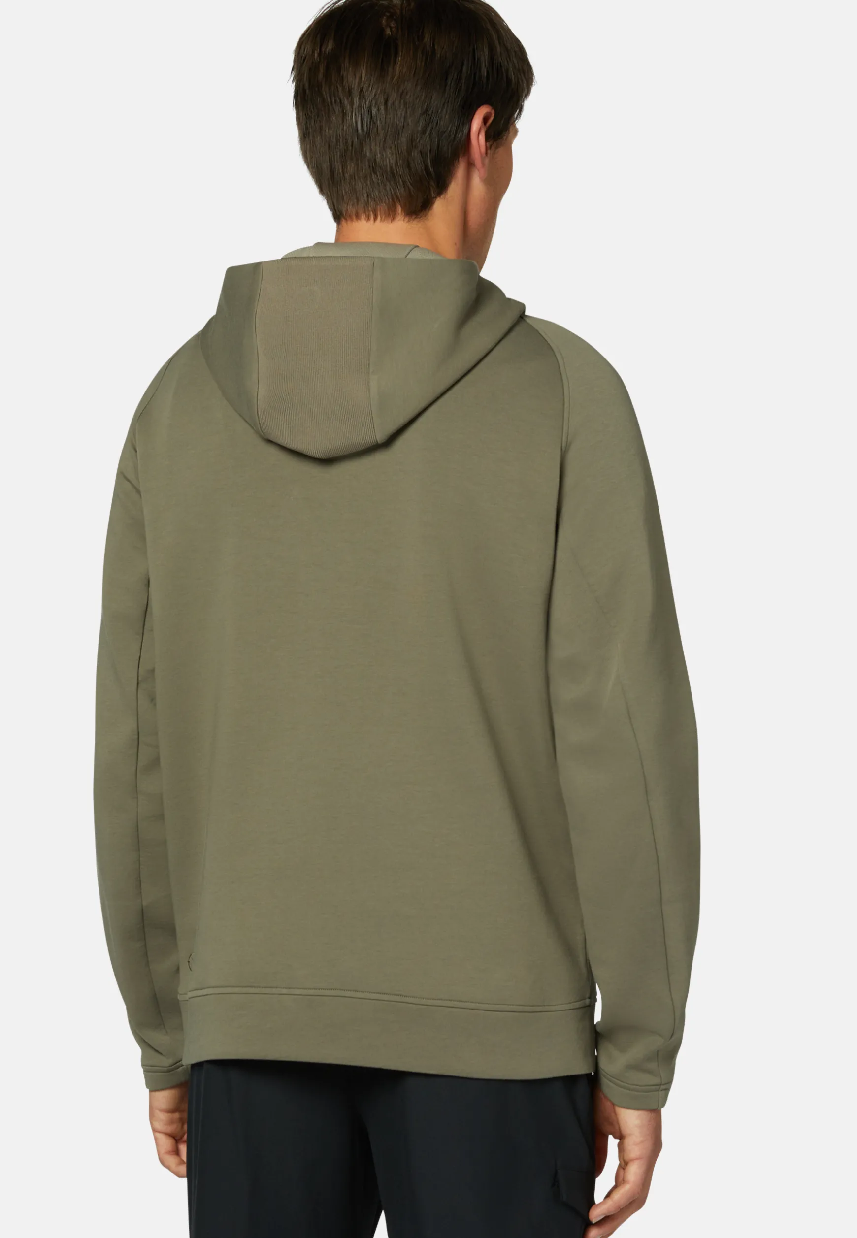 Light Recycled Scuba Hooded Sweatshirt|Boggi Milano Sale