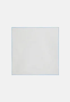 Linen Pocket Square With Contrasting Piping|Boggi Milano Sale