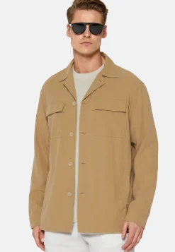 Link Shirt Jacket in Cotton and Lyocell|Boggi Milano Cheap
