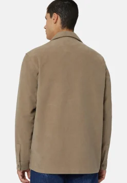 Link Shirt Jacket In Moleskin|Boggi Milano Flash Sale