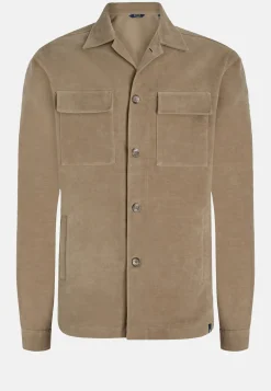 Link Shirt Jacket In Moleskin|Boggi Milano Flash Sale