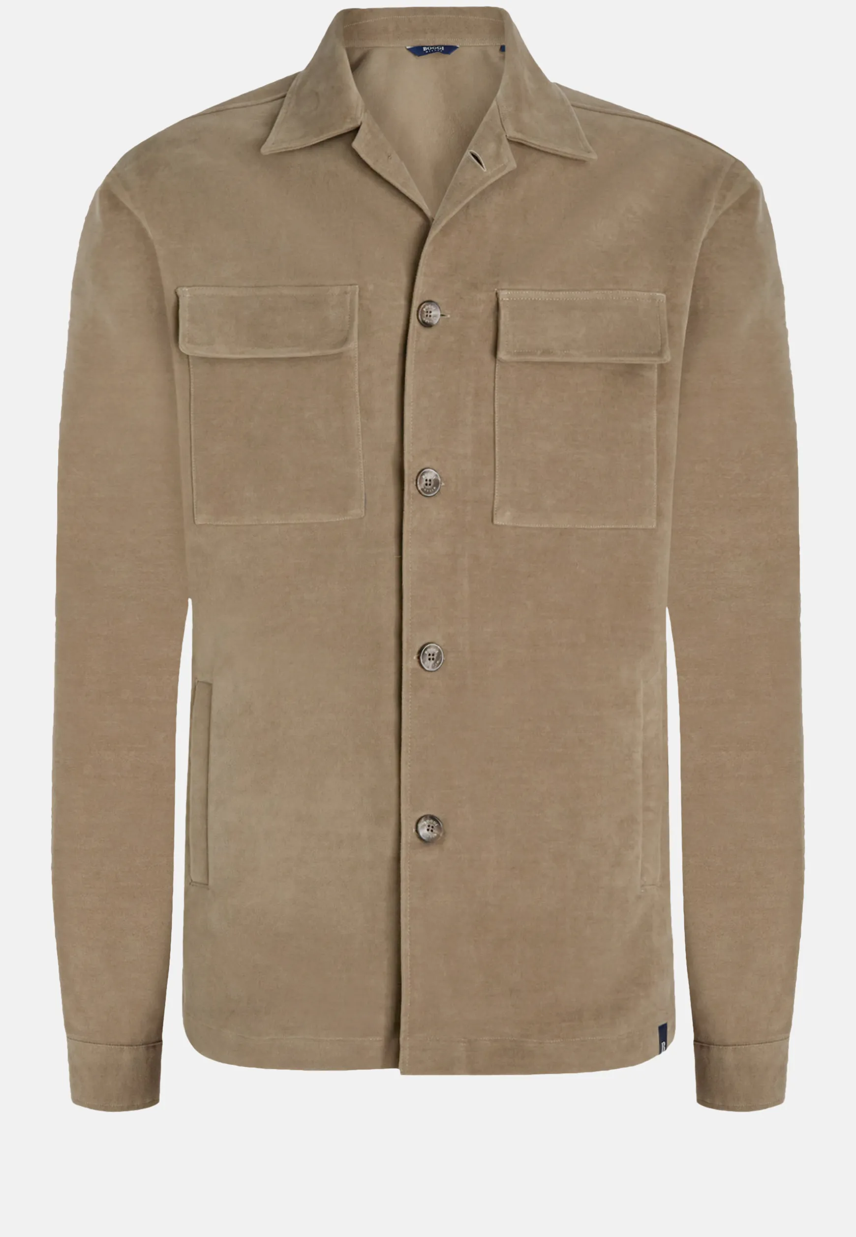 Link Shirt Jacket In Moleskin|Boggi Milano Flash Sale