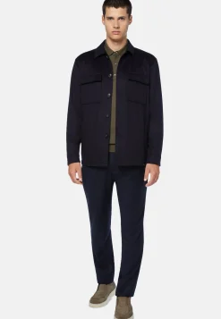Link Shirt Jacket in Pure Cashmere|Boggi Milano Shop