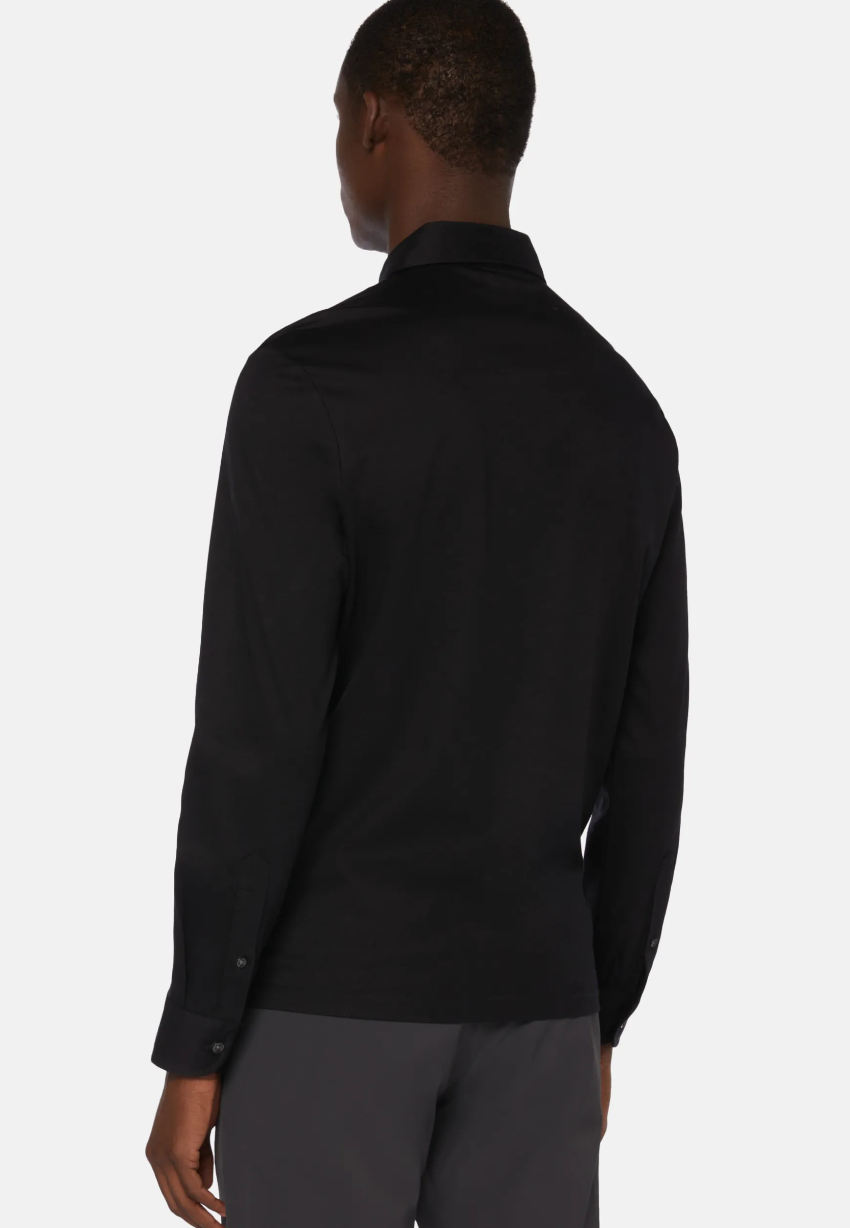 Long Sleeved Regular Fit Polo Shirt In Pima Cotton Jersey|Boggi Milano Cheap