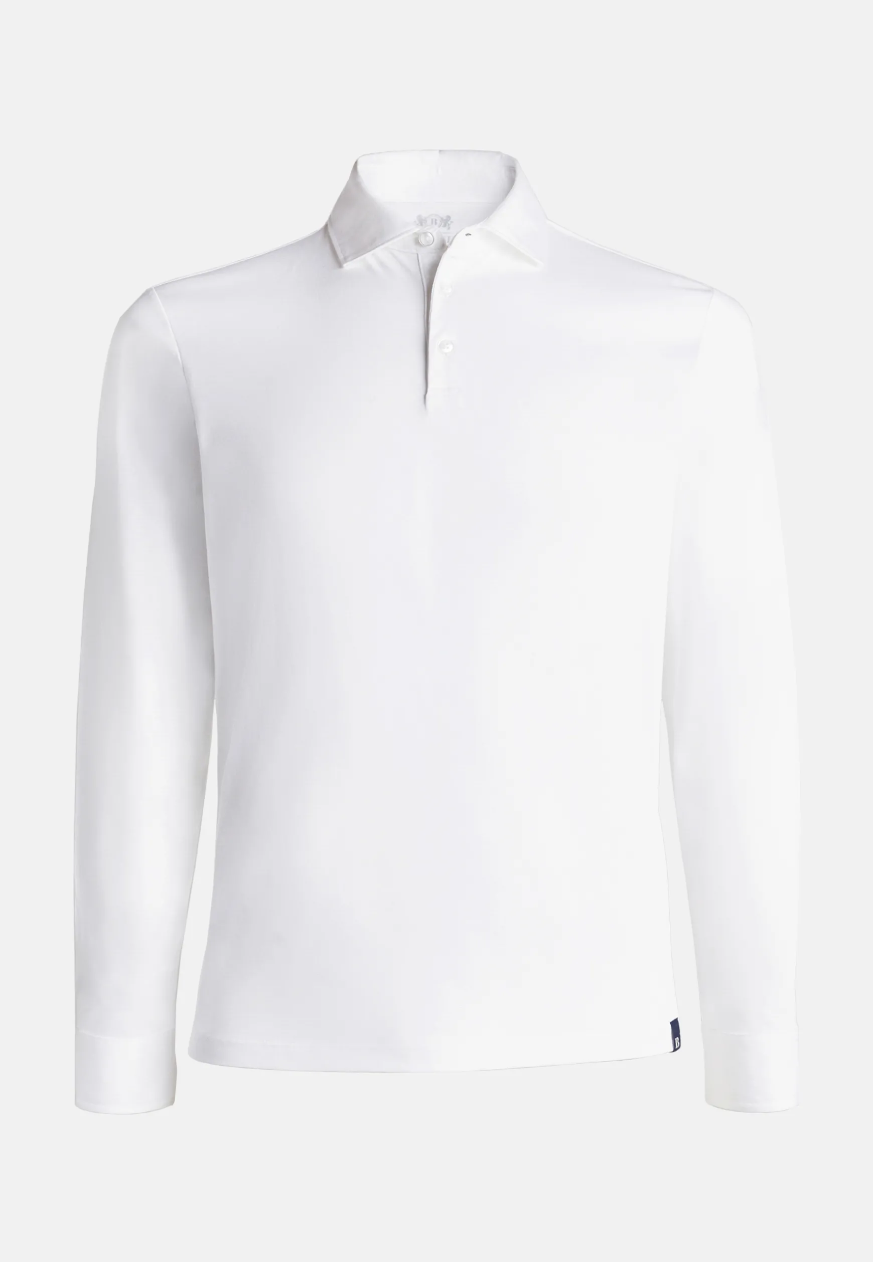 Long Sleeved Regular Fit Polo Shirt In Pima Cotton Jersey|Boggi Milano Cheap
