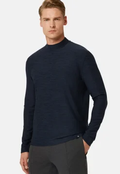 Long-Sleeved Turtle-neck T-Shirt in Technical Fabric|Boggi Milano Sale