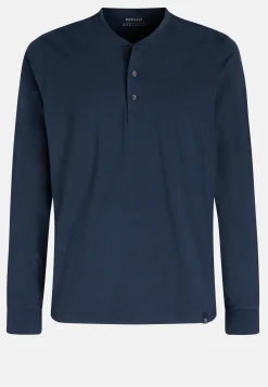 Long-sleeved Viscose Blend Pyjama T-shirt|Boggi Milano Best